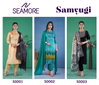 Samyugi By Seamore Art Silk Kurti With Bottom Dupatta Supplier In India